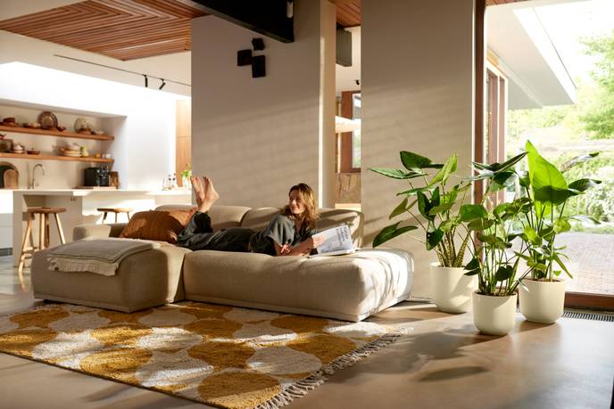 jazz round 35cm silky white